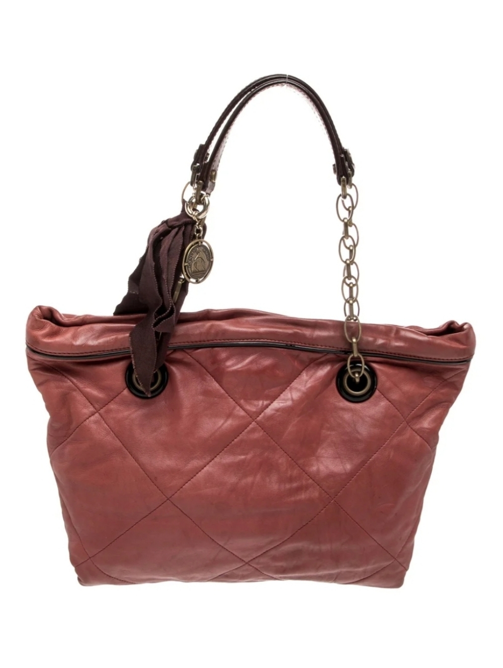 Lanvin Authentic Leather Top Handle Bag